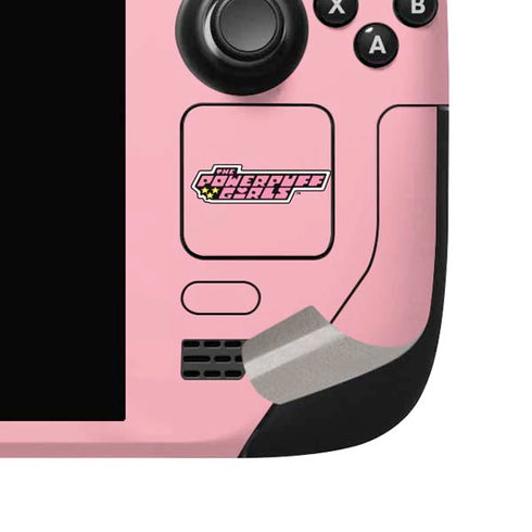 Cartoon Network Powerpuff Girls Hearts Steam Deck Handheld Gaming Computer OLED Skin