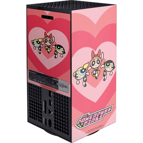 Cartoon Network Powerpuff Girls Hearts XBox Series X Digital Edition Console Skin