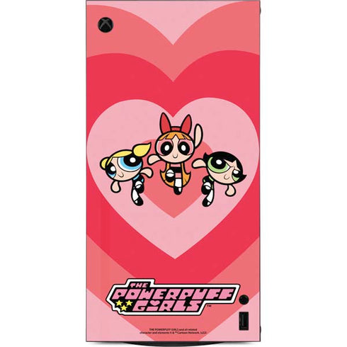 Cartoon Network Powerpuff Girls Hearts XBox Series X Digital Edition Console Skin