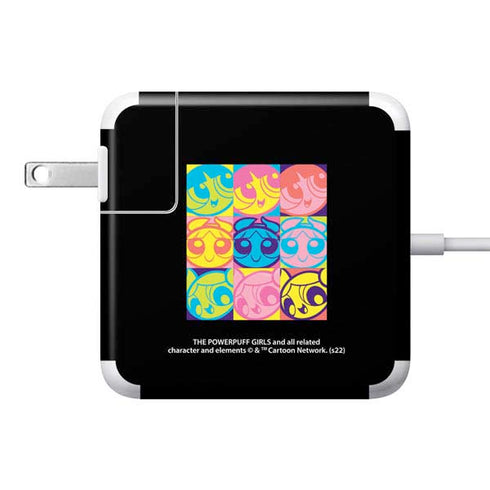 Cartoon Network Powerpuff Girls Neon 85W Power Adapter (15 and 17 inch MacBook Pro Charger) Skin