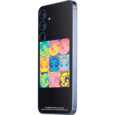 Cartoon Network Powerpuff Girls Neon Galaxy A35 5G Skin