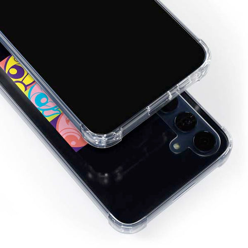 Cartoon Network Powerpuff Girls Neon Galaxy A55 5G Clear Case