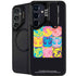 Cartoon Network Powerpuff Girls Neon Galaxy S25 Kickstand Case