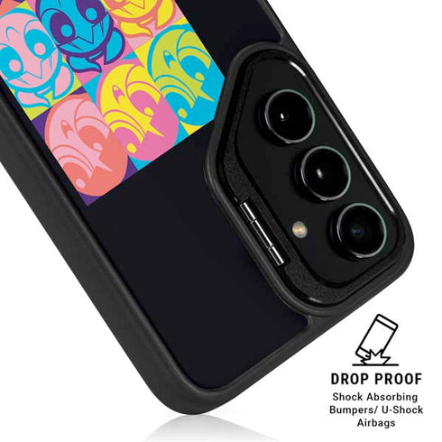 Cartoon Network Powerpuff Girls Neon Galaxy S25 Kickstand Case