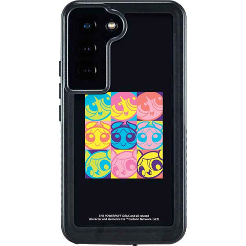 Cartoon Network Powerpuff Girls Neon Galaxy S24 Waterproof Case