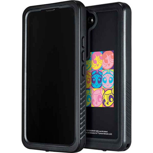 Cartoon Network Powerpuff Girls Neon Galaxy S24 Waterproof Case