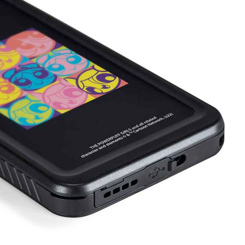 Cartoon Network Powerpuff Girls Neon Galaxy S24 Waterproof Case