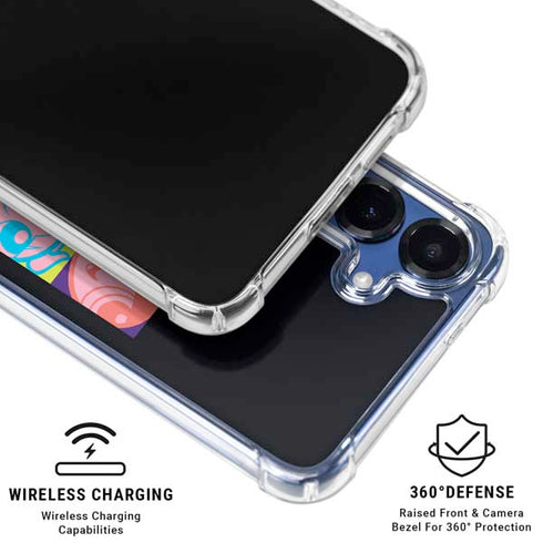 Cartoon Network Powerpuff Girls Neon Galaxy S25 Plus Clear Case