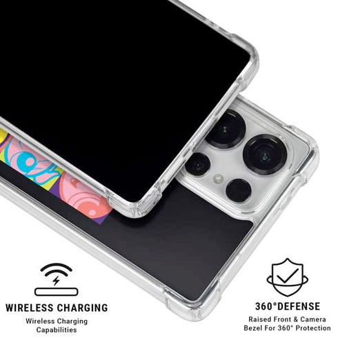 Cartoon Network Powerpuff Girls Neon Galaxy S26 Ultra Clear Case