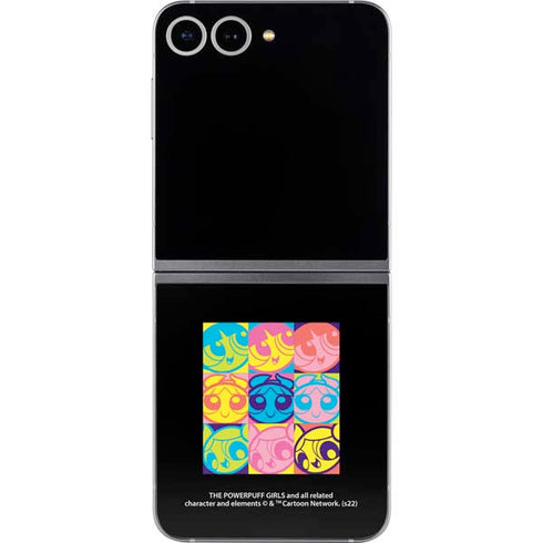 Cartoon Network Powerpuff Girls Neon Galaxy Z Flip6 Skin