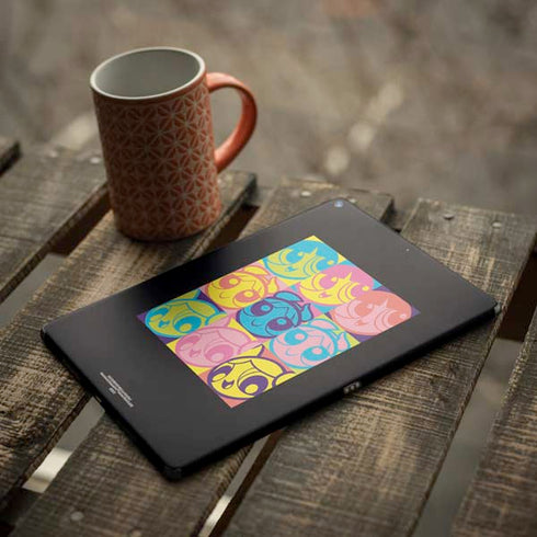 Cartoon Network Powerpuff Girls Neon iPad Skins