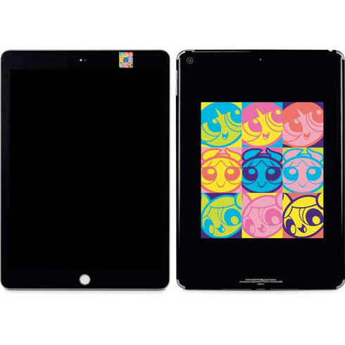 Cartoon Network Powerpuff Girls Neon Apple iPad Skin