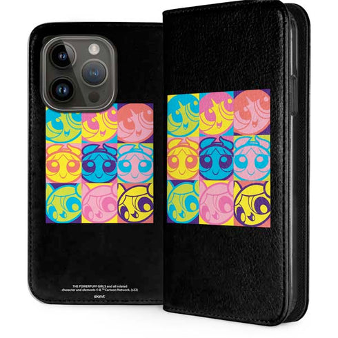 Cartoon Network Powerpuff Girls Neon iPhone 15 Pro Folio Case