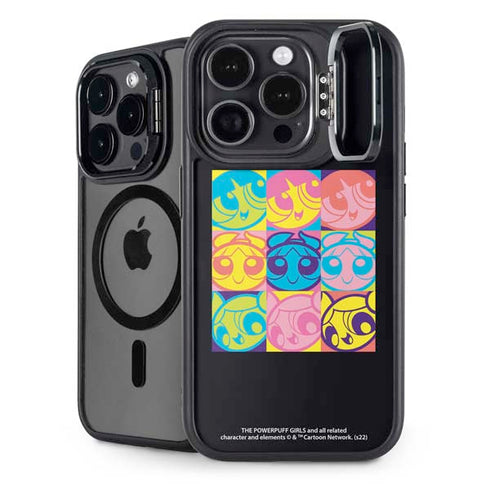 Cartoon Network Powerpuff Girls Neon iPhone 15 Pro Max Kickstand Case
