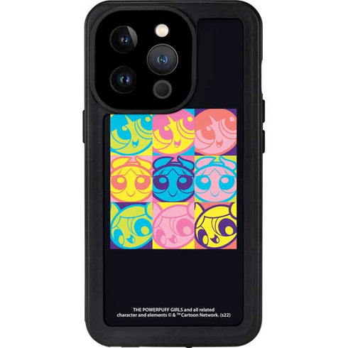 Cartoon Network Powerpuff Girls Neon iPhone 15 Pro Waterproof Case