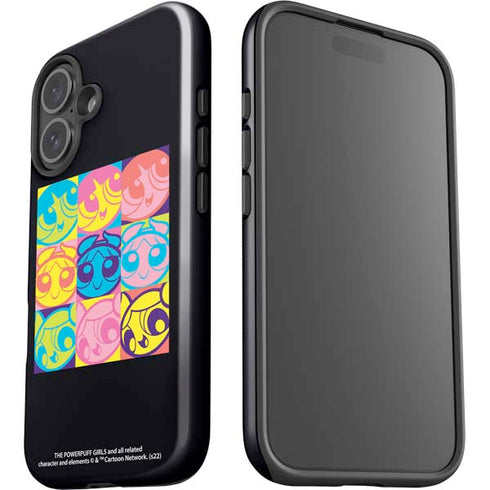 Cartoon Network Powerpuff Girls Neon iPhone 16 Impact Case