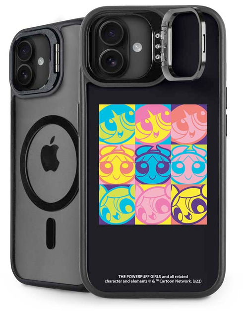 Cartoon Network Powerpuff Girls Neon iPhone 16 Kickstand Case