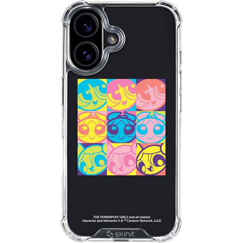 Cartoon Network Powerpuff Girls Neon iPhone 16 Plus Clear Case