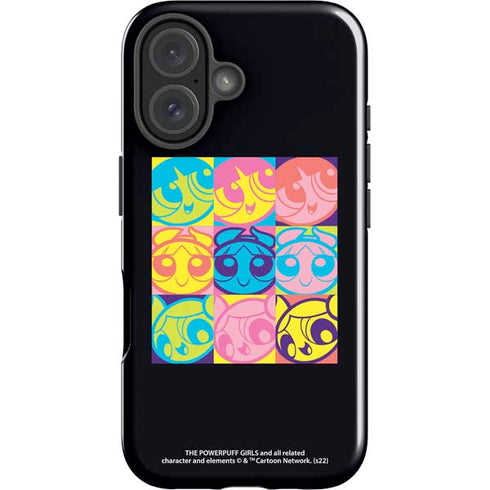 Cartoon Network Powerpuff Girls Neon iPhone 16 Plus Impact Case