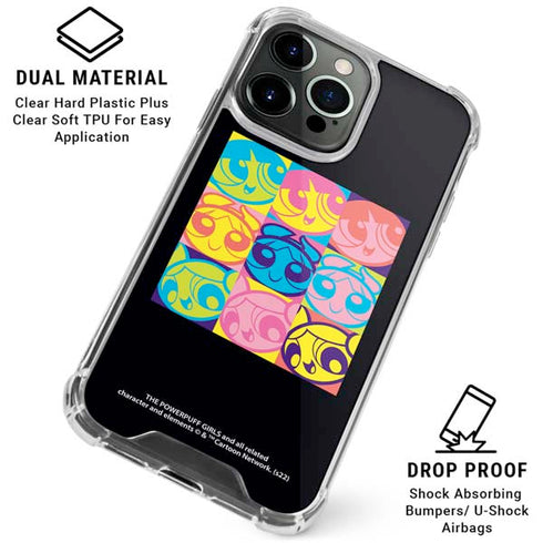 Cartoon Network Powerpuff Girls Neon iPhone 16 Pro Max Clear Case