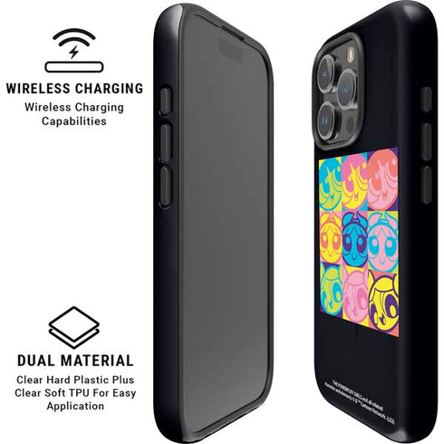 Cartoon Network Powerpuff Girls Neon iPhone 16 Pro Max Magsafe Impact Case