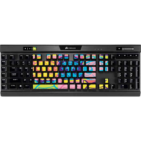 Cartoon Network Powerpuff Girls Neon K95 RGB PLATINUM Mechanical Gaming Keyboard Skin