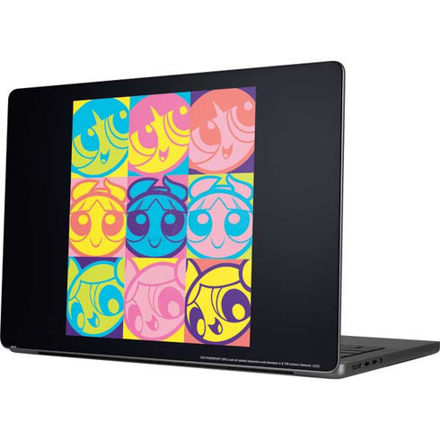 Cartoon Network Powerpuff Girls Neon Apple MacBook Pro 14-inch Skin
