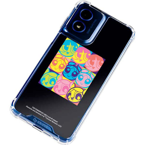 Cartoon Network Powerpuff Girls Neon Moto G Play 4G (2024) Clear Case