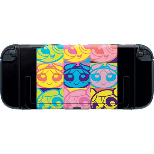 Cartoon Network Powerpuff Girls Neon Nintendo Switch 2 (2025) with Joy-Con Skin