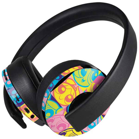 Cartoon Network Powerpuff Girls Neon PlayStation 4 Gold Wireless Headset Skin