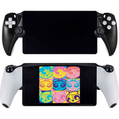 Cartoon Network Powerpuff Girls Neon PlayStation Portal Remote Player Skin