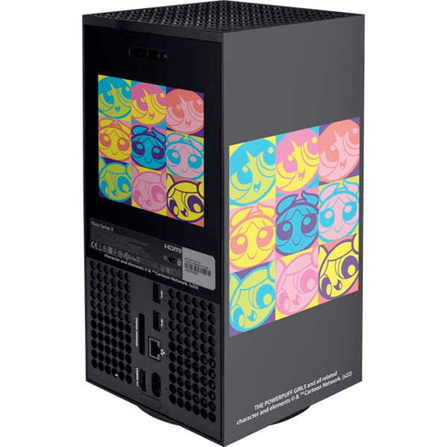 Cartoon Network Powerpuff Girls Neon XBox Series X Digital Edition Console Skin