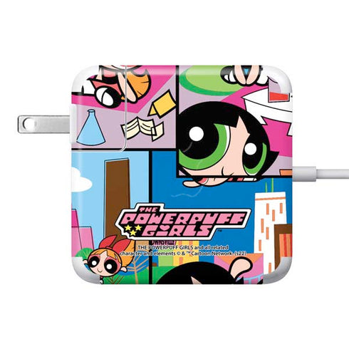 Cartoon Network Powerpuff Girls Patches 85W Power Adapter (15 and 17 inch MacBook Pro Charger) Skin