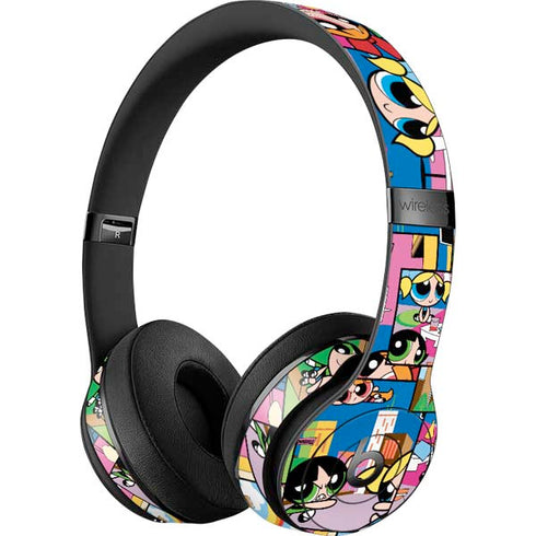 Cartoon Network Powerpuff Girls Patches Beats Solo 3 Wireless Skin
