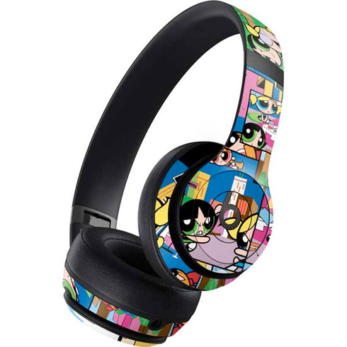 Cartoon Network Powerpuff Girls Patches Beats Studio Pro Wireless Headphones Skin