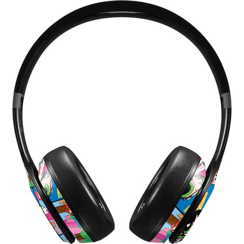 Cartoon Network Powerpuff Girls Patches Beats Studio Pro Wireless Headphones Skin