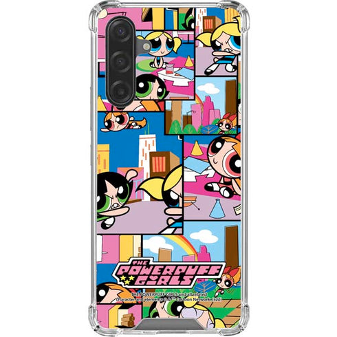 Cartoon Network Powerpuff Girls Patches Galaxy A17 Clear Case