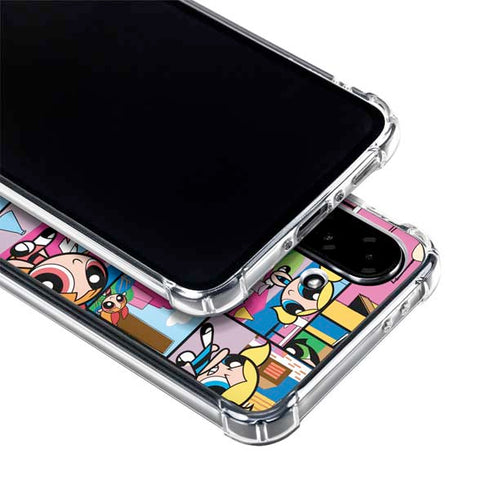 Cartoon Network Powerpuff Girls Patches Galaxy A36 5G Clear Case