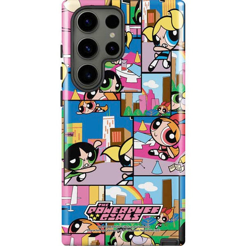 Cartoon Network Powerpuff Girls Patches Galaxy S23 Ultra Pro Case