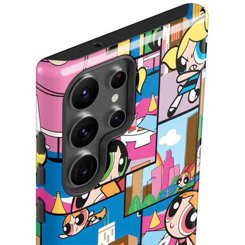 Cartoon Network Powerpuff Girls Patches Galaxy S23 Ultra Pro Case