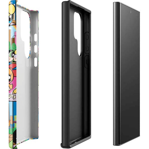 Cartoon Network Powerpuff Girls Patches Galaxy S23 Ultra Pro Case