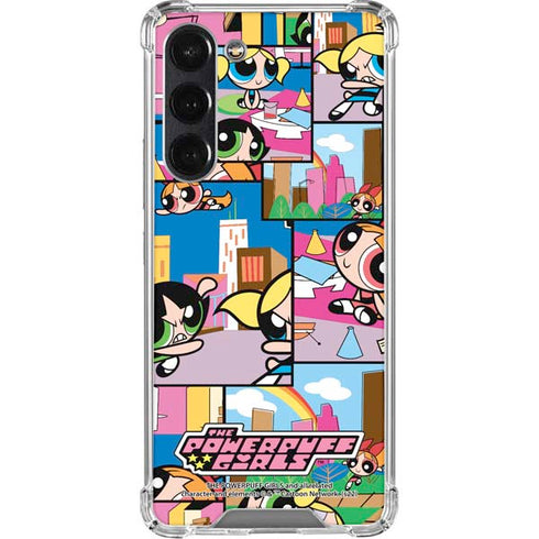 Cartoon Network Powerpuff Girls Patches Galaxy S24 FE Clear Case