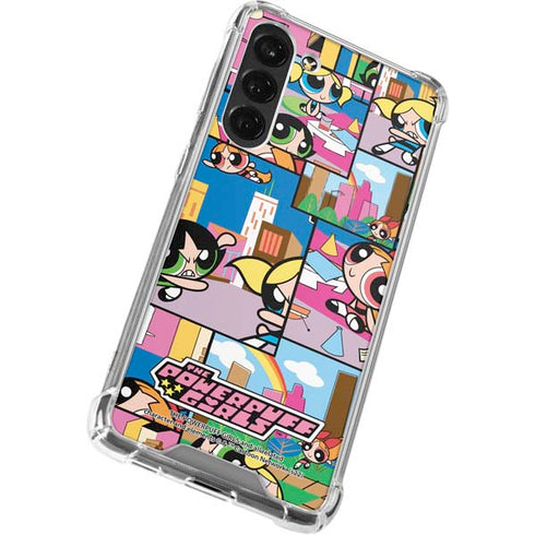 Cartoon Network Powerpuff Girls Patches Galaxy S24 FE Clear Case