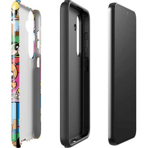 Cartoon Network Powerpuff Girls Patches Galaxy S25 Impact Case