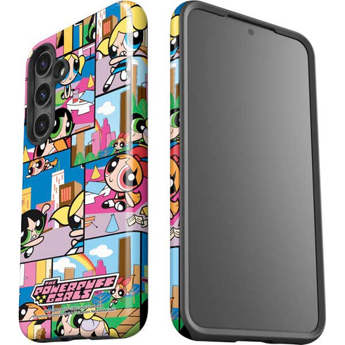 Cartoon Network Powerpuff Girls Patches Galaxy S25 Impact Case
