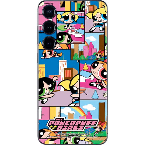Cartoon Network Powerpuff Girls Patches Galaxy S24 Plus Skin
