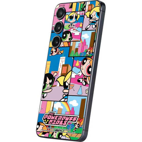 Cartoon Network Powerpuff Girls Patches Galaxy S25 Plus Skin