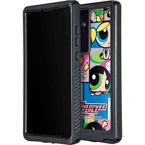 Cartoon Network Powerpuff Girls Patches Galaxy S24 Ultra Waterproof Case