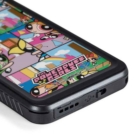 Cartoon Network Powerpuff Girls Patches Galaxy S24 Waterproof Case