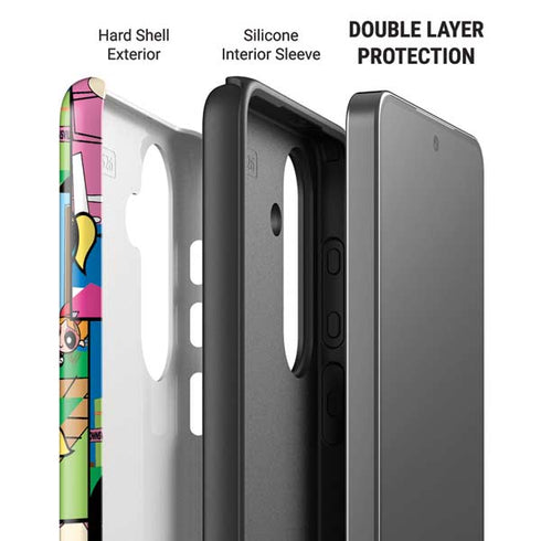 Cartoon Network Powerpuff Girls Patches Galaxy S26 Impact Case
